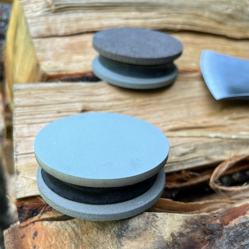 Dual grit round sharpening - grit,